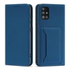 Hurtel Magnet Card dėklas skirtas Samsung Galaxy A13 5G, mėlynas