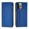 Hurtel Magnet Card dėklas skirtas Samsung Galaxy S23+, mėlynas