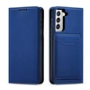 Hurtel Magnet Card dėklas skirtas Samsung Galaxy S22 + (S22 Plus), mėlynas