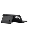 Hurtel Magnet Card dėklas skirtas Samsung Galaxy S22 + (S22 Plus), juodas