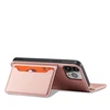 Hurtel Magnet Card dėklas skirtas Samsung Galaxy S23, rožinis