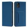 Hurtel Magnet Card dėklas skirtas Xiaomi Redmi Note 11 Pro, mėlynas