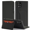 Hurtel Magnet Card dėklas skirtas Xiaomi Redmi Note 11 Pro, juodas