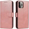 Hurtel Magnet dėklas case Samsung Galaxy S23+ flip cover wallet stand dėklas telefonui rožinės spalvos