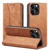 Hurtel Magnet Fancy dėklas, skirtas iPhone 13 Pro Max, rudas