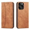 Hurtel Magnet Fancy dėklas, skirtas iPhone 13 Pro Max, rudas