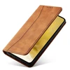 Hurtel Magnet Fancy dėklas, skirtas Samsung Galaxy S23+, rudas