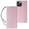 Hurtel Magnet Strap dėklas su dirželiu skirtas Samsung Galaxy S23+, rožinis