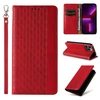 Hurtel Magnet Strap dėklas su dirželiu skirtas Samsung Galaxy S23+, raudonas