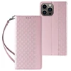 Hurtel Magnet Strap dėklas su dirželiu skirtas Samsung Galaxy S23+, rožinis