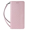 Hurtel Magnet Strap dėklas su dirželiu skirtas Samsung Galaxy S22 + (S22 Plus), rožinis