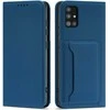 Hurtel Magnet Card dėklas skirtas Samsung Galaxy A12 5G, mėlynas