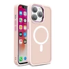Hurtel Magnetic Color Matte Apple iPhone 15 Pro Max – dėklas telefonui rožinės spalvos