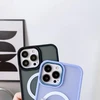 Hurtel Magnetic Color Matte Apple iPhone 15 Pro - dėklas telefonui violetinės spalvos