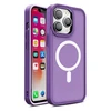 Hurtel Magnetic Color Matte Apple iPhone 15 Pro - dėklas telefonui violetinės spalvos