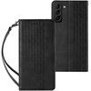 Hurtel Magnet Strap dėklas su dirželiu skirtas Samsung Galaxy S22 + (S22 Plus), juodas