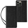 Hurtel Magnet Strap dėklas su dirželiu skirtas iPhone 13 Pro Max, juodas