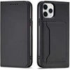 Hurtel Magnet Card dėklas skirtas iPhone 12 Pro, juodas