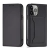 Hurtel Magnet Card Samsung Galaxy S23+ flip cover wallet stand dėklas telefonui juodos spalvos