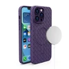 Hurtel MagSafe Woven Apple iPhone 13 Pro - dėklas telefonui violetinės spalvos