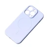 Hurtel MagSafe Compatible Silikoninis Apple iPhone 15 Pro Max Silikoninis dėklas – mėlynos spalvos