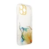 Hurtel Marble dėklas skirtas iPhone 12 Pro, oranžinis