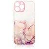 Hurtel Marble dėklas skirtas iPhone 12, rožinis