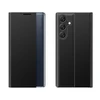 Hurtel New Sleep dėklas dėklas su Flip and Stand skirtas Samsung Galaxy S25 Edge – juodos spalvos