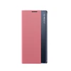 Hurtel New Sleep dėklas dėklas su Flip and Stand skirtas Samsung Galaxy S25 Edge – rožinės spalvos