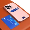 Hurtel Leather Samsung Galaxy S23 Ultra Card Wallet Stand dėklas telefonui rožinės spalvos