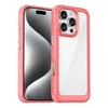 Hurtel Outer Space Gel Frame Apple iPhone 16 Pro – dėklas telefonui raudonos spalvos