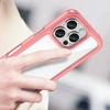 Hurtel Outer Space Gel Frame Apple iPhone 16 Pro – dėklas telefonui raudonos spalvos