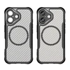 Hurtel Leading Series MagSafe silikoninis Apple iPhone 16 – dėklas telefonui juodos spalvos