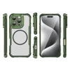 Hurtel Leading Series MagSafe silikoninis Apple iPhone 16 Pro – dėklas telefonui žalios spalvos