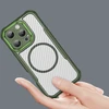 Hurtel Leading Series MagSafe silikoninis Apple iPhone 16 Pro – dėklas telefonui žalios spalvos