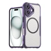 Hurtel Leading Series MagSafe silikoninis Apple iPhone 16 – dėklas telefonui violetinės spalvos