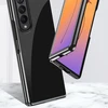 Hurtel Plating Samsung Galaxy Z Fold 4 a metallic frame dėklas telefonui mėlynos spalvos