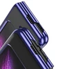 Hurtel Plating Electroplating frame Samsung Galaxy Fold dėklas telefonui mėlynos spalvos