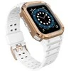 Išmaniojo laikrodžio Apple SE/7 silikoninis Hurtel dirželis, Baltos spalvos, 38/40/41 mm