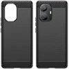 Hurtel Carbon dėklas skirtas Realme 10 Pro+, juodas