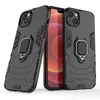 Hurtel Ring Armor dėklas telefonui Apple iPhone 14 Pro Max armored magnetic holder ring juodos spalvos