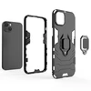 Hurtel Ring Armor Apple iPhone 14 Pro armored magnetic holder ring dėklas telefonui juodos spalvos