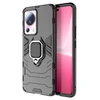 Hurtel Ring Armor Xiaomi 13 Lite armored magnetic holder ring dėklas telefonui juodos spalvos