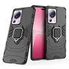 Hurtel Ring Armor Xiaomi 13 Lite armored magnetic holder ring dėklas telefonui juodos spalvos