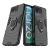 Hurtel Ring Armor hibridinis dėklas + magnetinis laikiklis skirtas Realme Narzo 50A, juodas