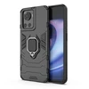 Hurtel Ring Armor hibridinis dėklas + magnetinis laikiklis skirtas OnePlus Ace, juodas