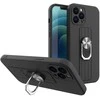 Hurtel Ring silikoninis dėklas skirtas Xiaomi Poco M4 Pro 5G, juodas