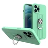 Hurtel Ring silikoninis dėklas skirtas iPhone 12 mini, mėtų