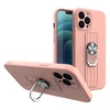 Hurtel Ring silikoninis dėklas skirtas Samsung Galaxy A72 4G, rožinis