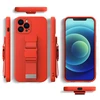 Hurtel Rope dėklas su dirželiu skirtas iPhone 12 Pro Max, rožinis
